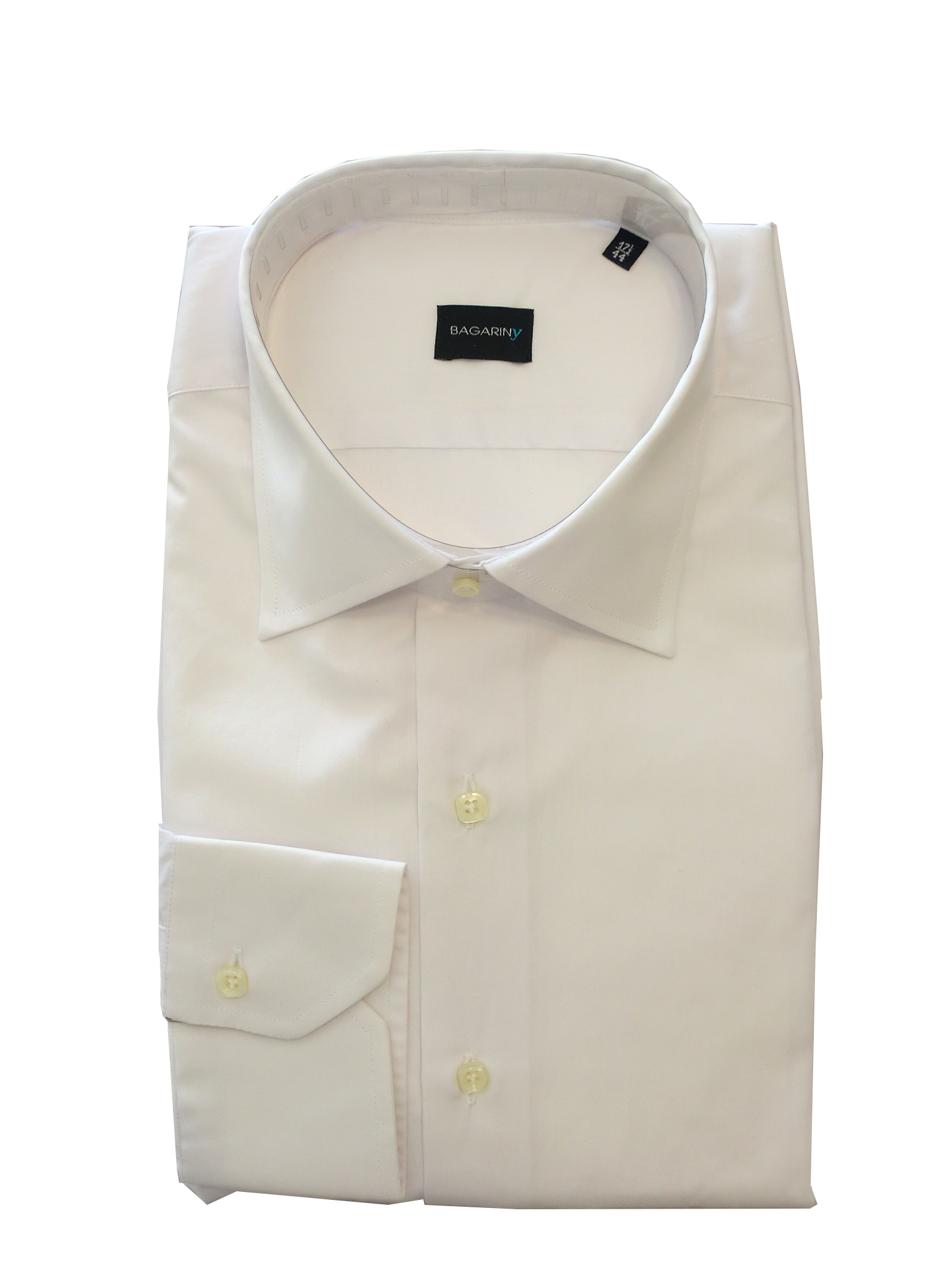 Camicia Uomo artigianale a righe bianco rosse collo francese cotone